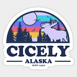 Cicely Alaska Sticker